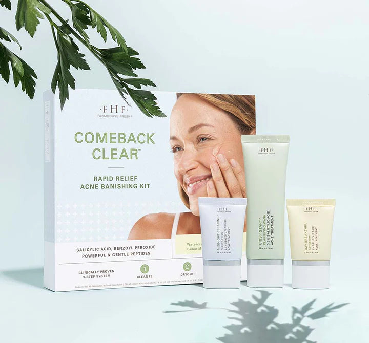Comeback Clear: Rapid Relief Acne Banishing Kit