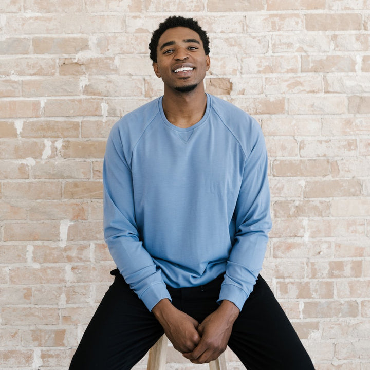 Men's Ultra-Soft Bamboo Pullover Crew