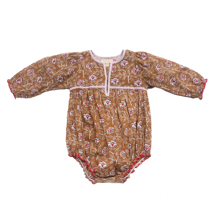 Brown Goa Floral Jade Bubble