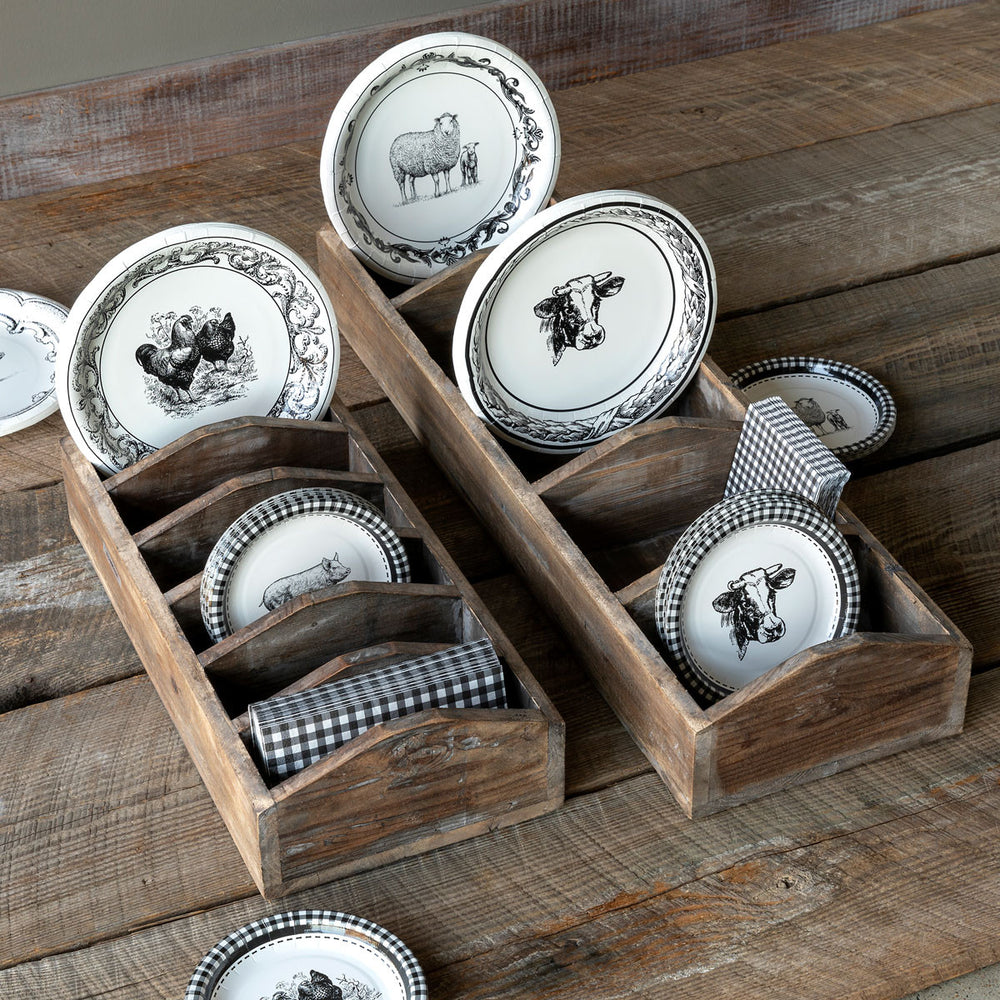 Divided Wooden Display Box