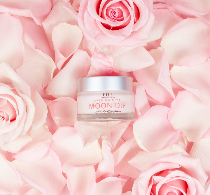 Evening Rose Moon Dip® Ageless Facial Sleep Mousse with Peptides + Retinol