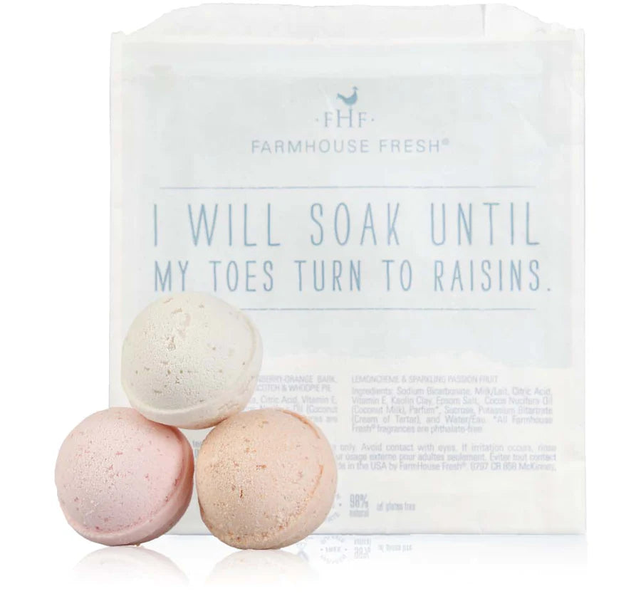 Fruity Bath Fizzers - Set of 3