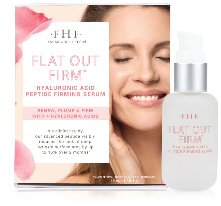 Flat Out Firm: Hyaluronic Acid Peptide Firming Serum