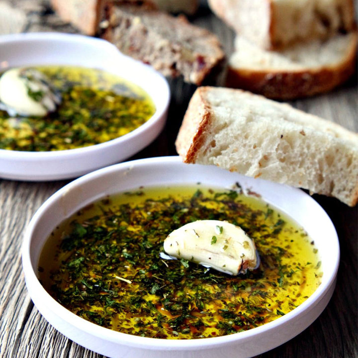 Tuscan Herb Garlic Dipping Oil
