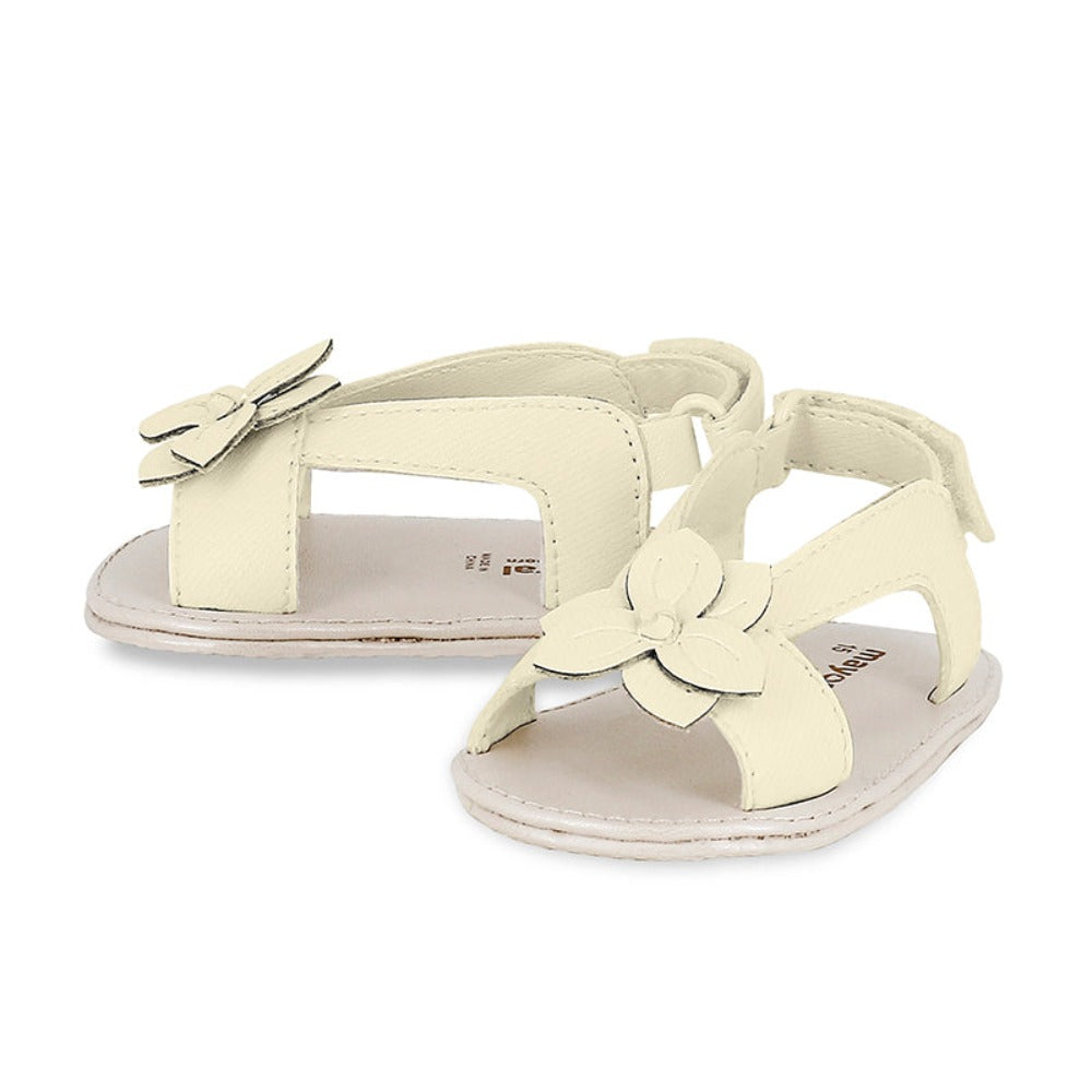 Champagne Floral Sandals