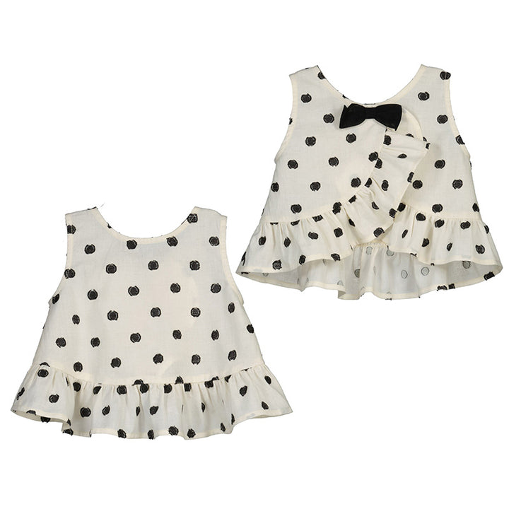 Chickpea Polka Dot Top