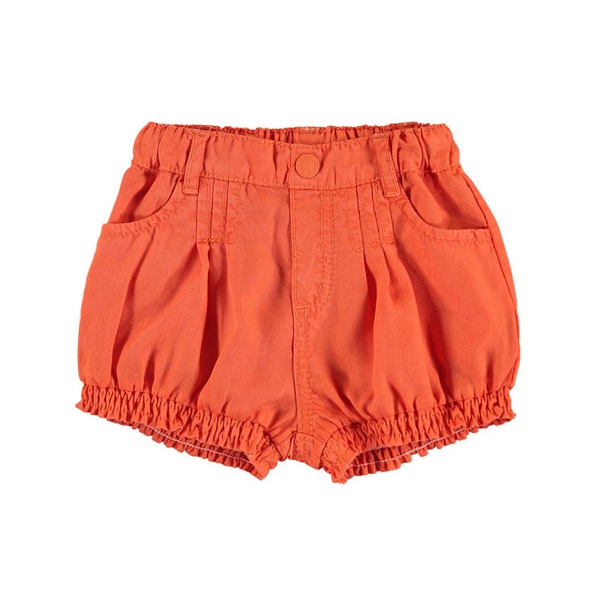 Tangerine Elastic Shorts