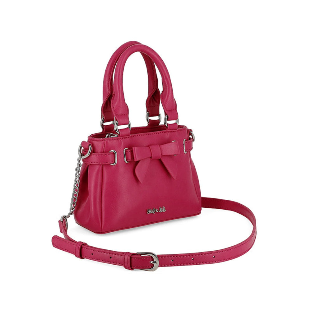 Fuchsia Pink Loop Handbag