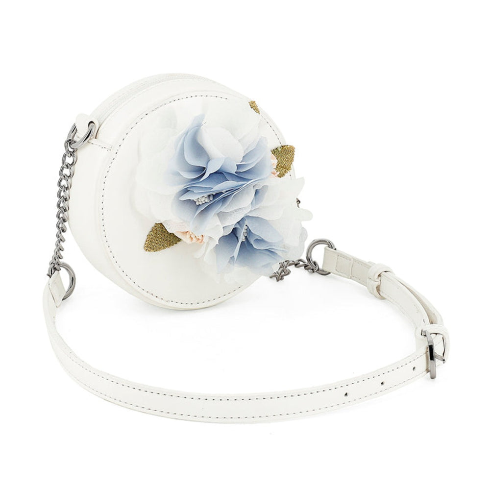 White Floral Crossbody Bag