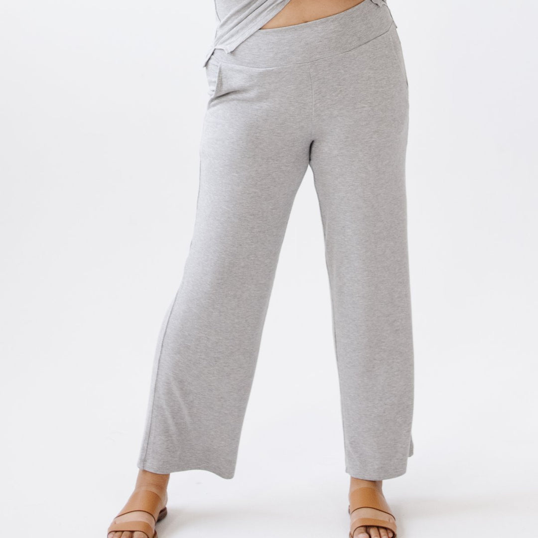 Rib-Knit Bamboo Lounge Pant