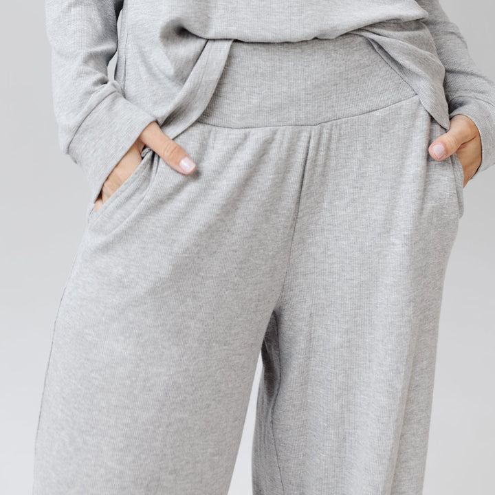 Rib-Knit Bamboo Lounge Pant