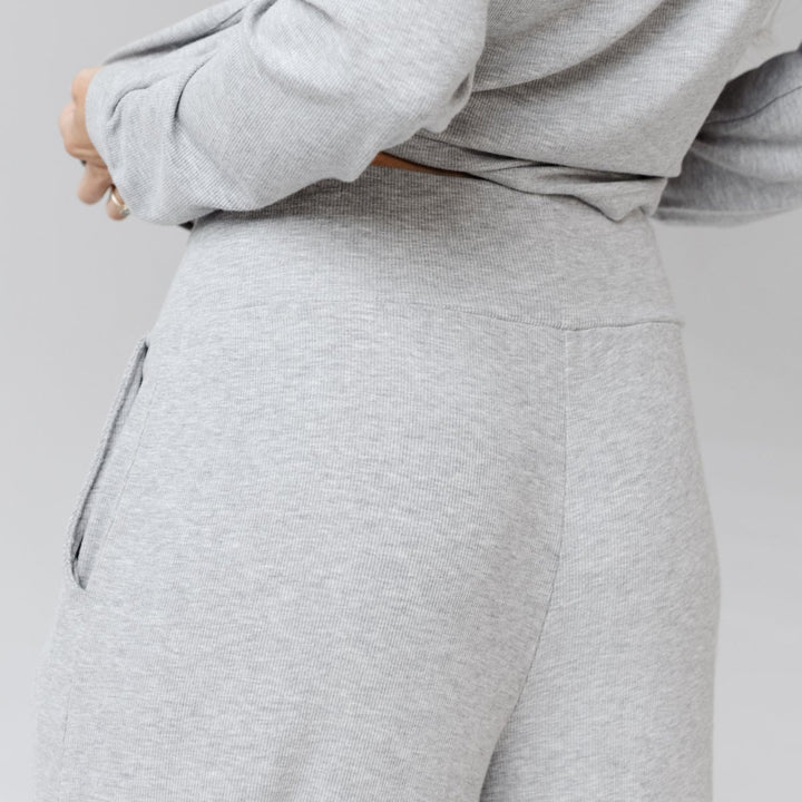 Rib-Knit Bamboo Lounge Pant