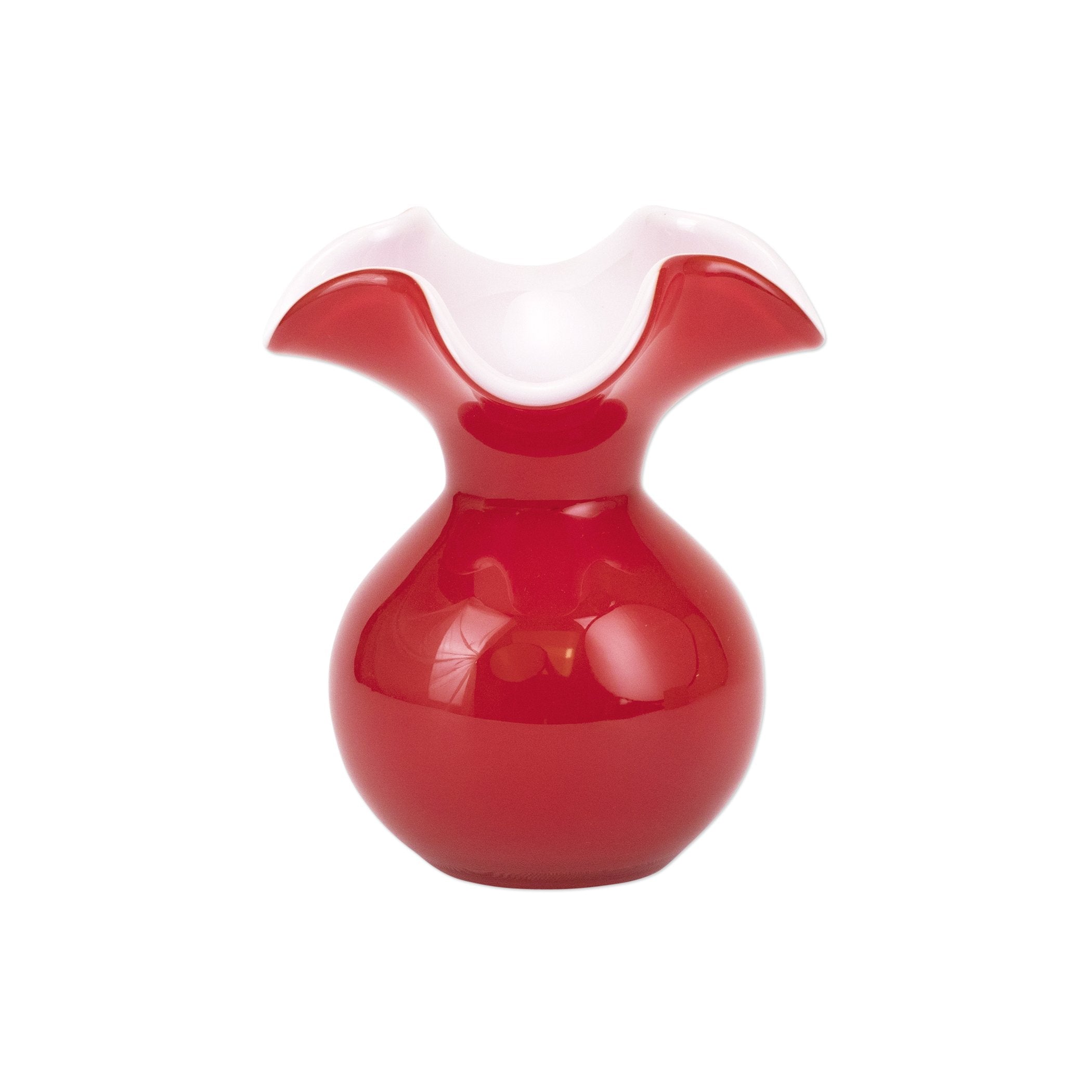 Red Hibiscus Bud Vase