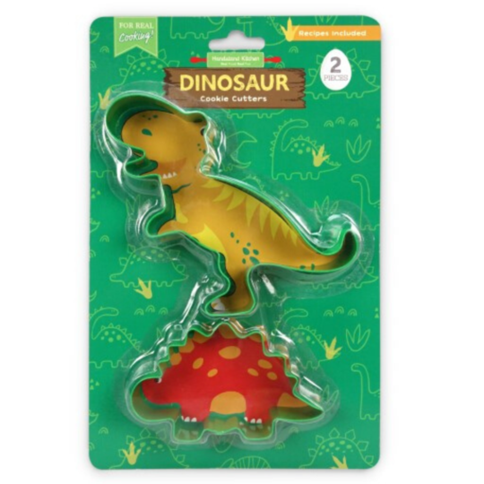 Dinosaur Cookie Cutters - Set of 2