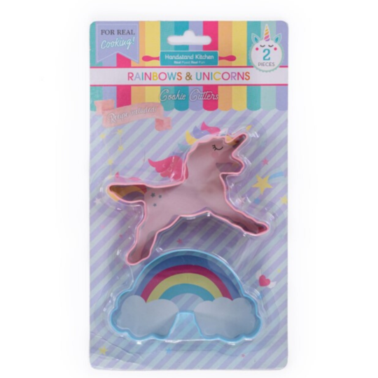 Rainbows & Unicorns Cookie Cutters - Set of 2