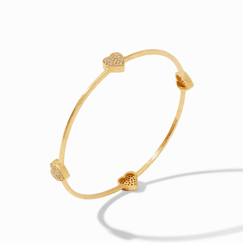Heart Pave Bangle