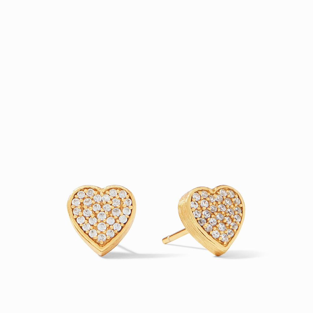 Heart Pave Stud