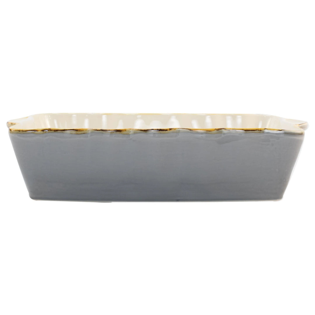 Italian Bakers Grey Large Rectangular Baker