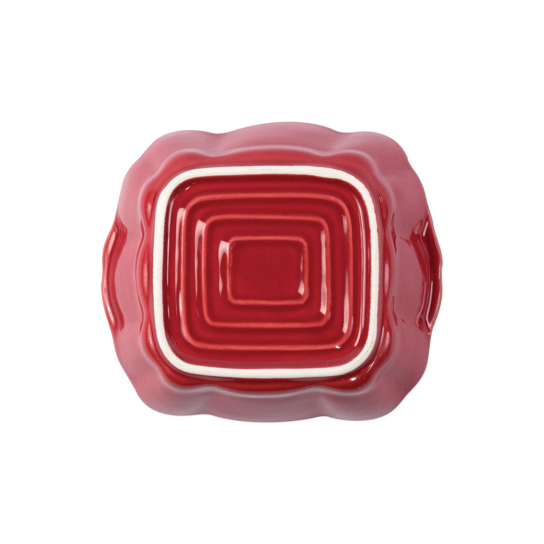 Italian Bakers Red Small Square Baker
