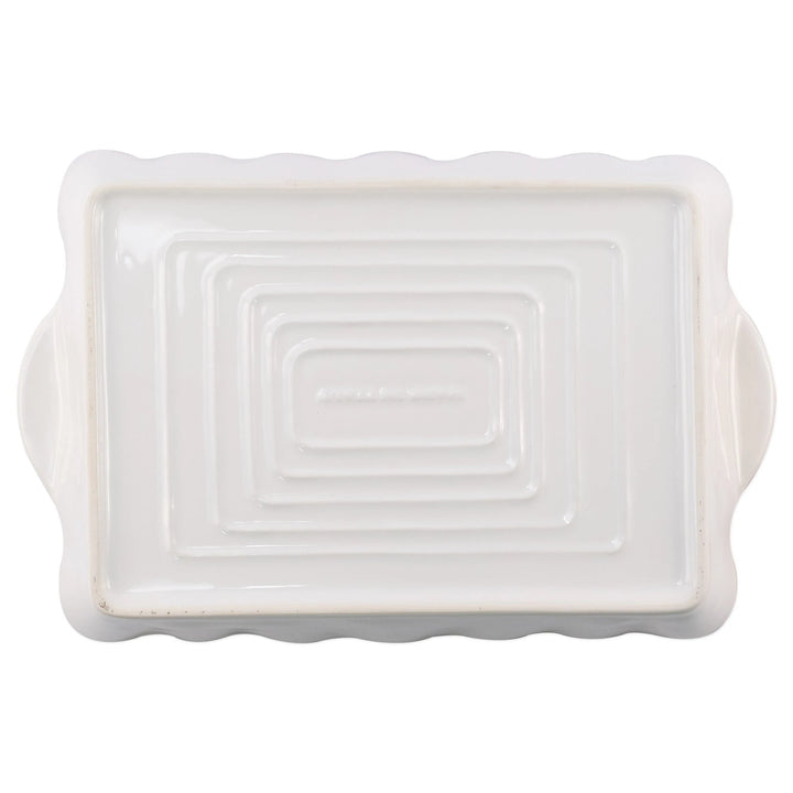 Italian Bakers White Large Rectangular Baker
