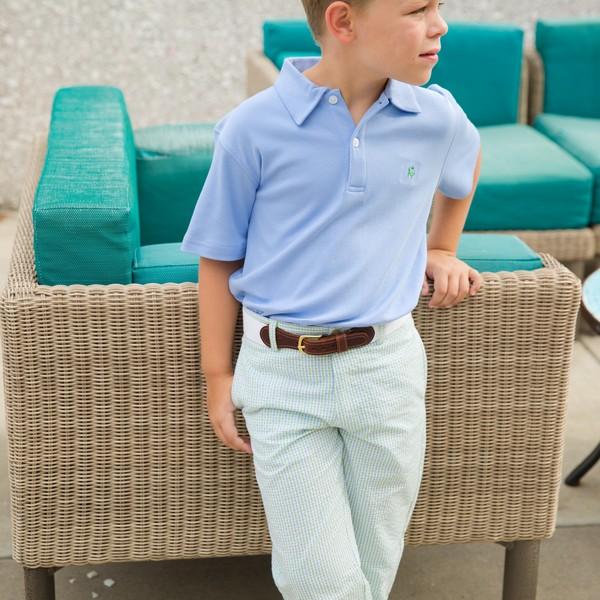 Light Blue Short Sleeve Polo