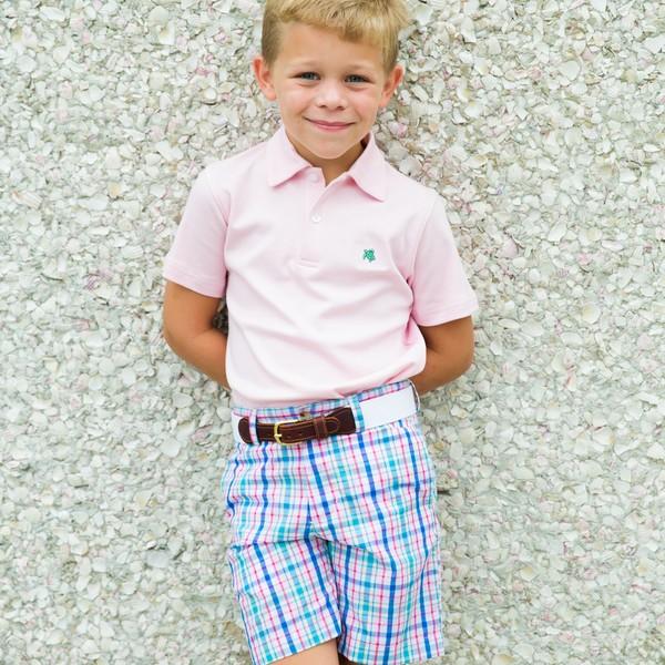 Pink Short Sleeve Polo