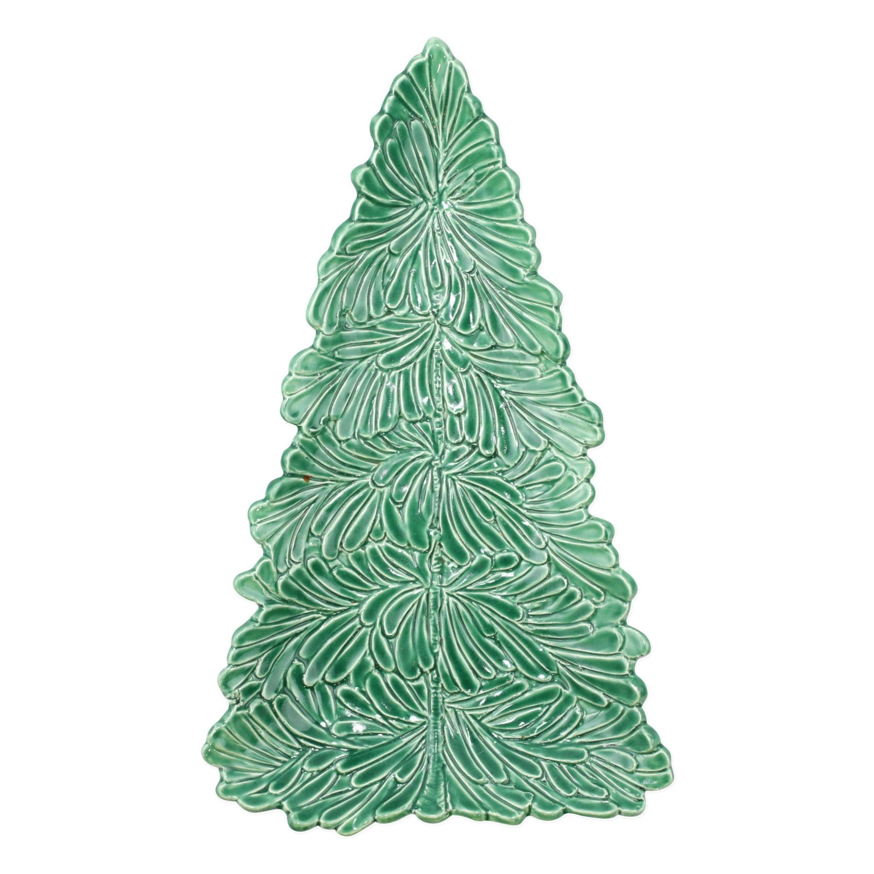 Lastra Holiday Figural Tree Small Platter