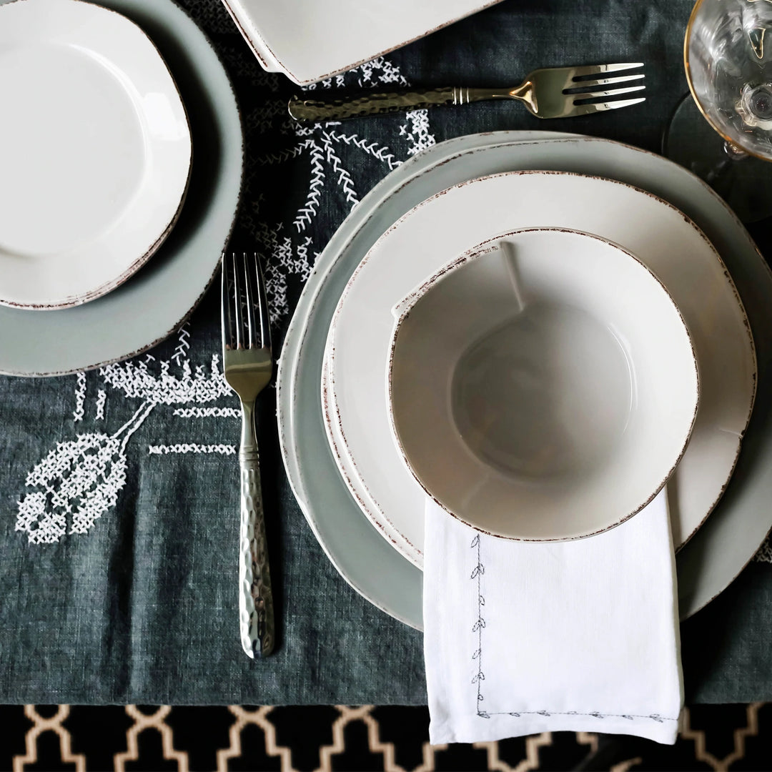 Lastra Grey American Dinner Plate