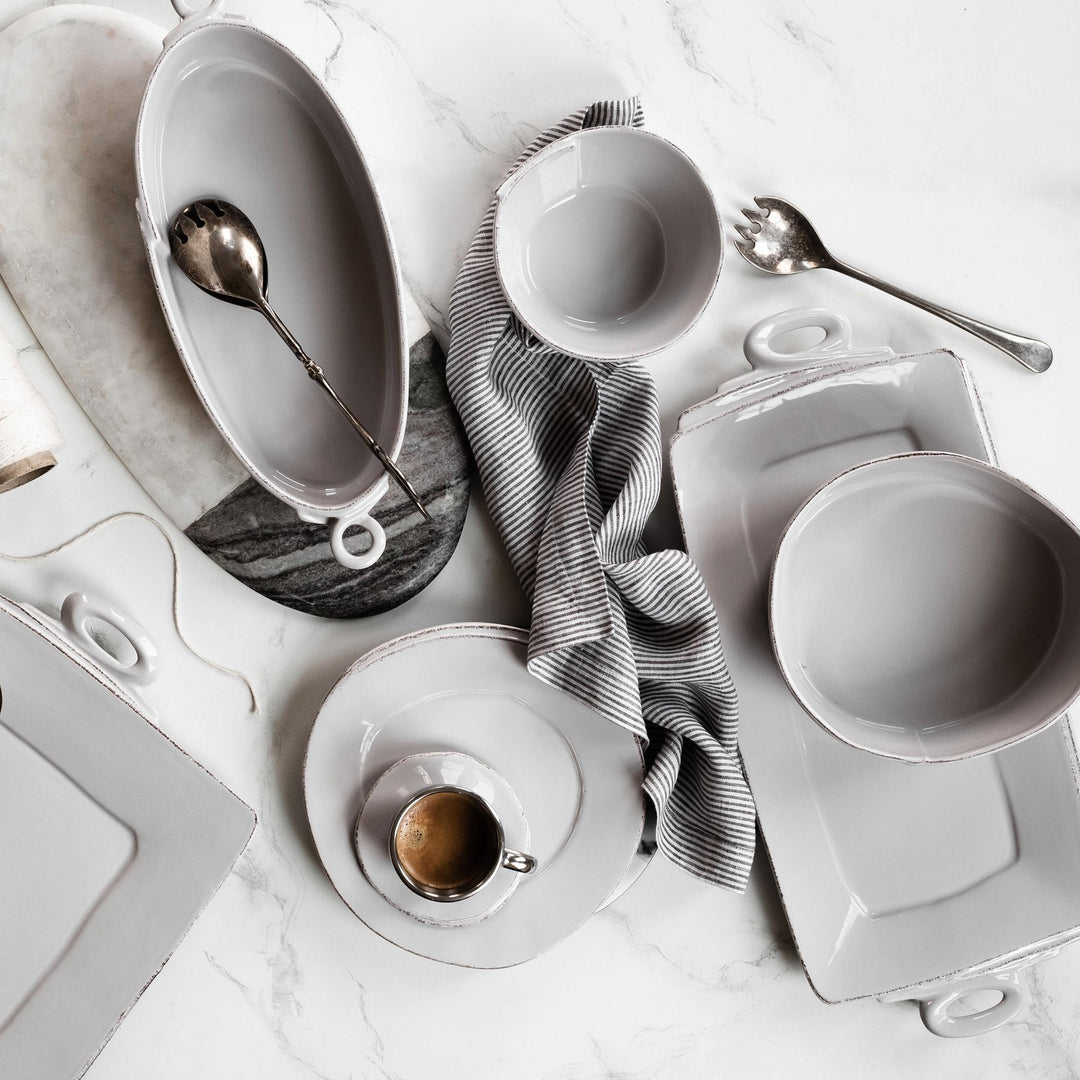 Lastra Light Grey American Dinner Plate