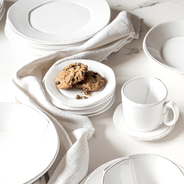 Lastra White American Dinner Plate