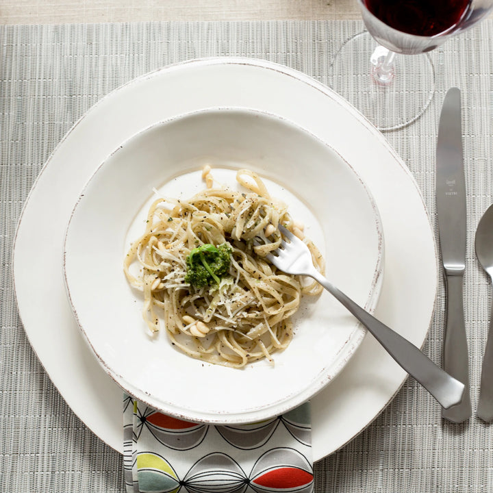 Lastra White American Dinner Plate