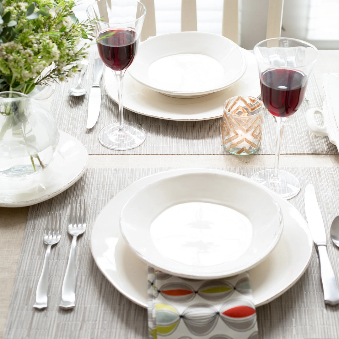 Lastra White American Dinner Plate