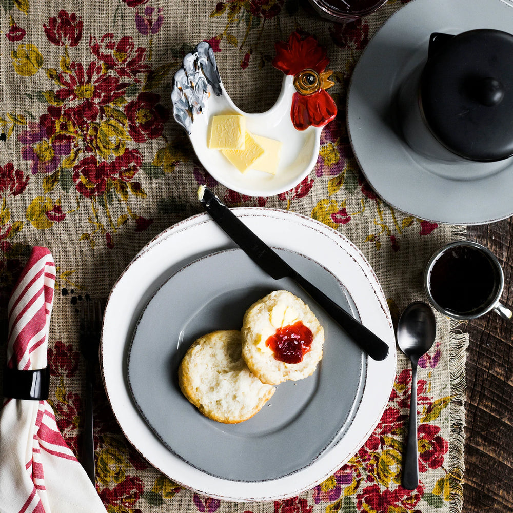 Grey Lastra European Dinner Plate