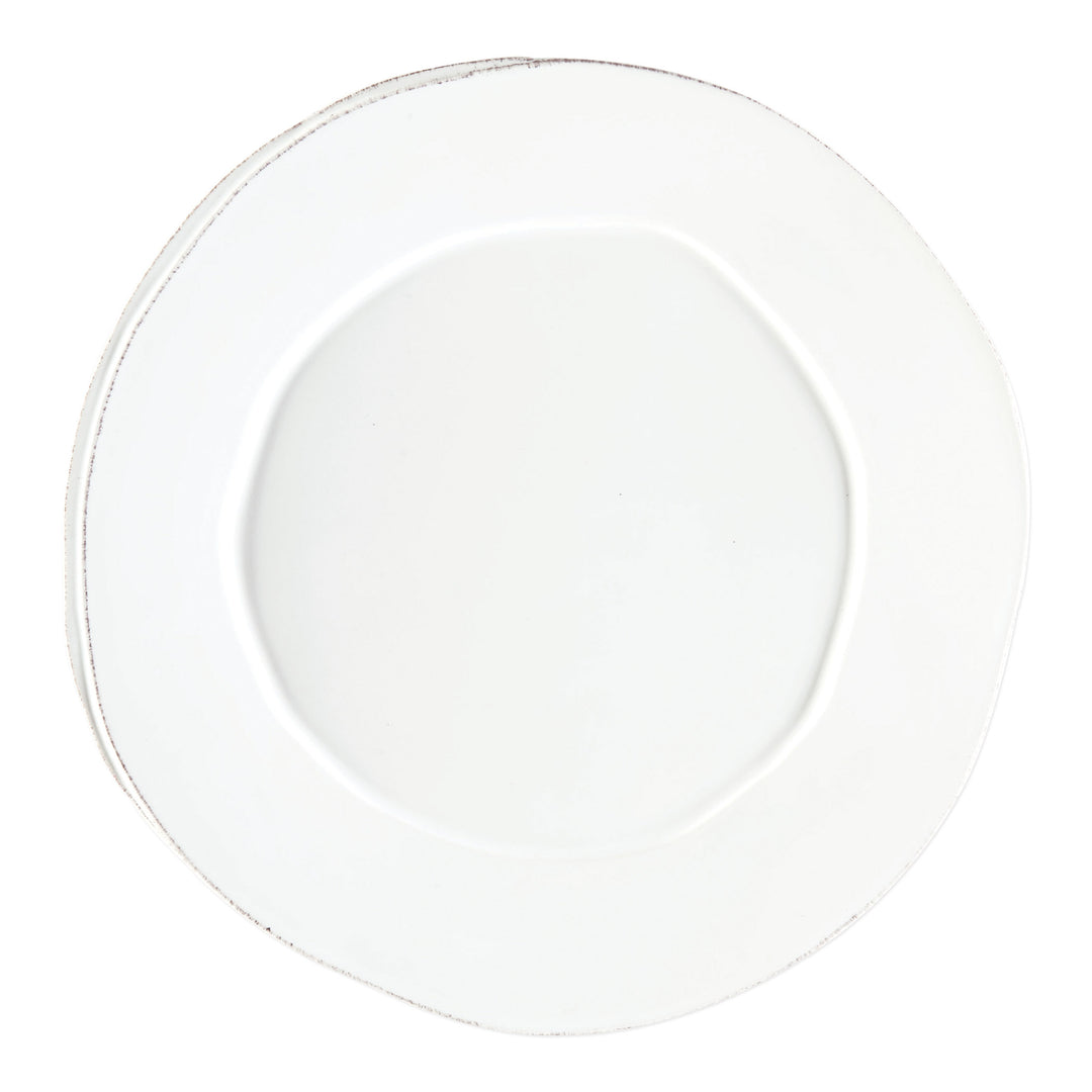 Lastra White Round Platter