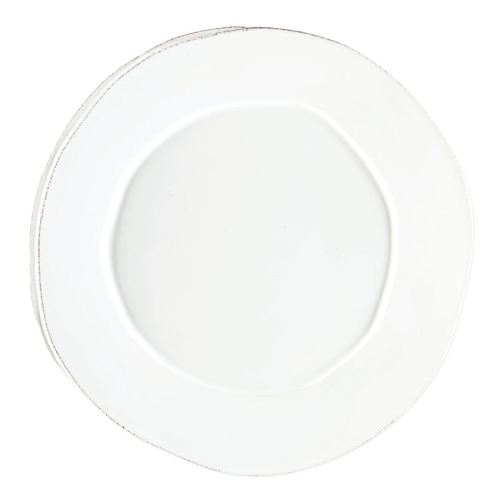 Lastra White Round Platter