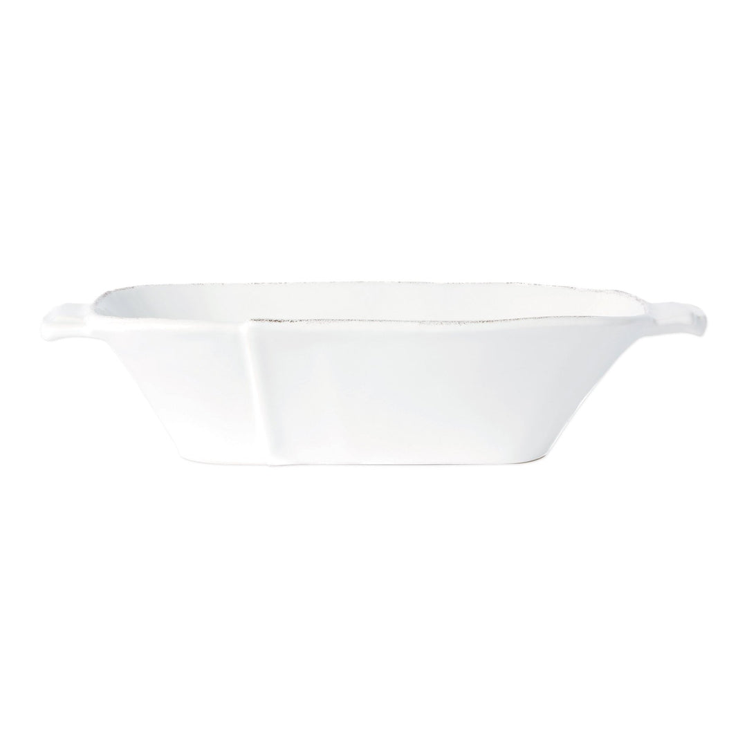 Lastra White Medium Oblong Au Gratin