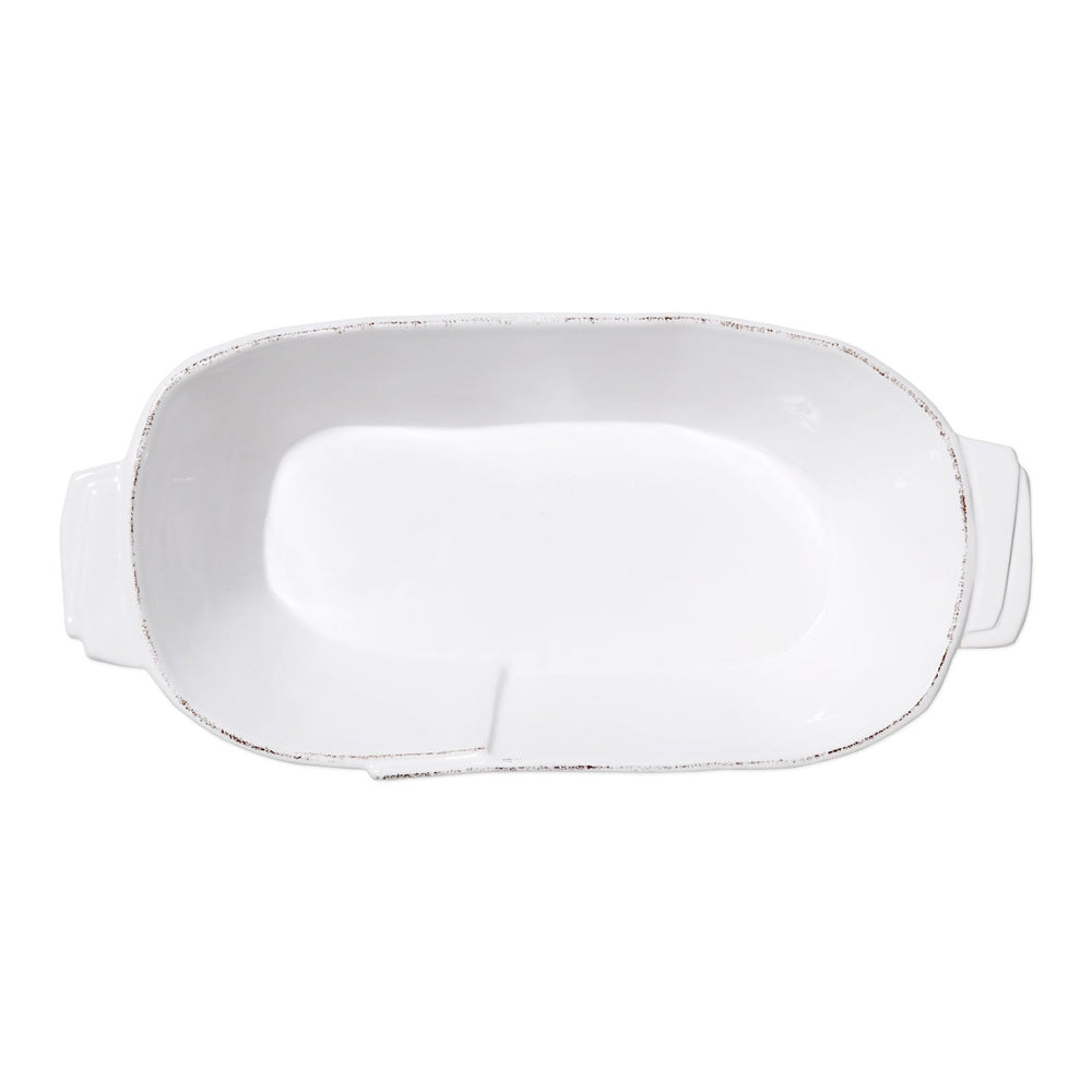 Lastra White Medium Oblong Au Gratin