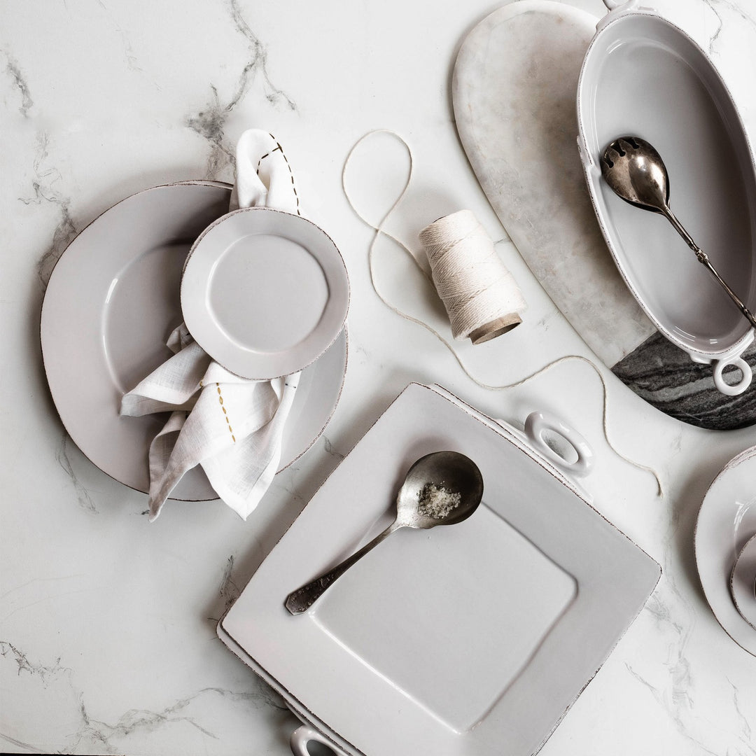 Lastra Light Grey Canape Plate