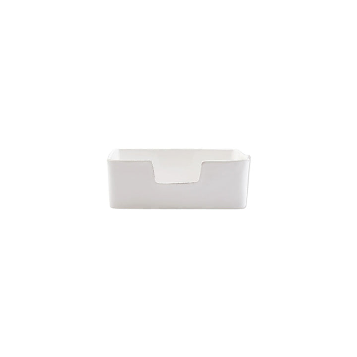 Lastra White Guest Towel Holder