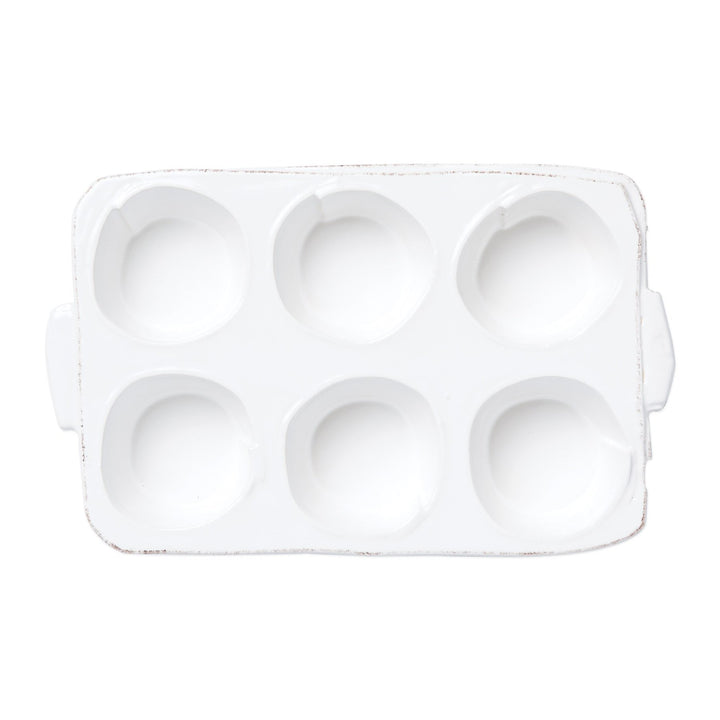White Lastra Muffin Tin