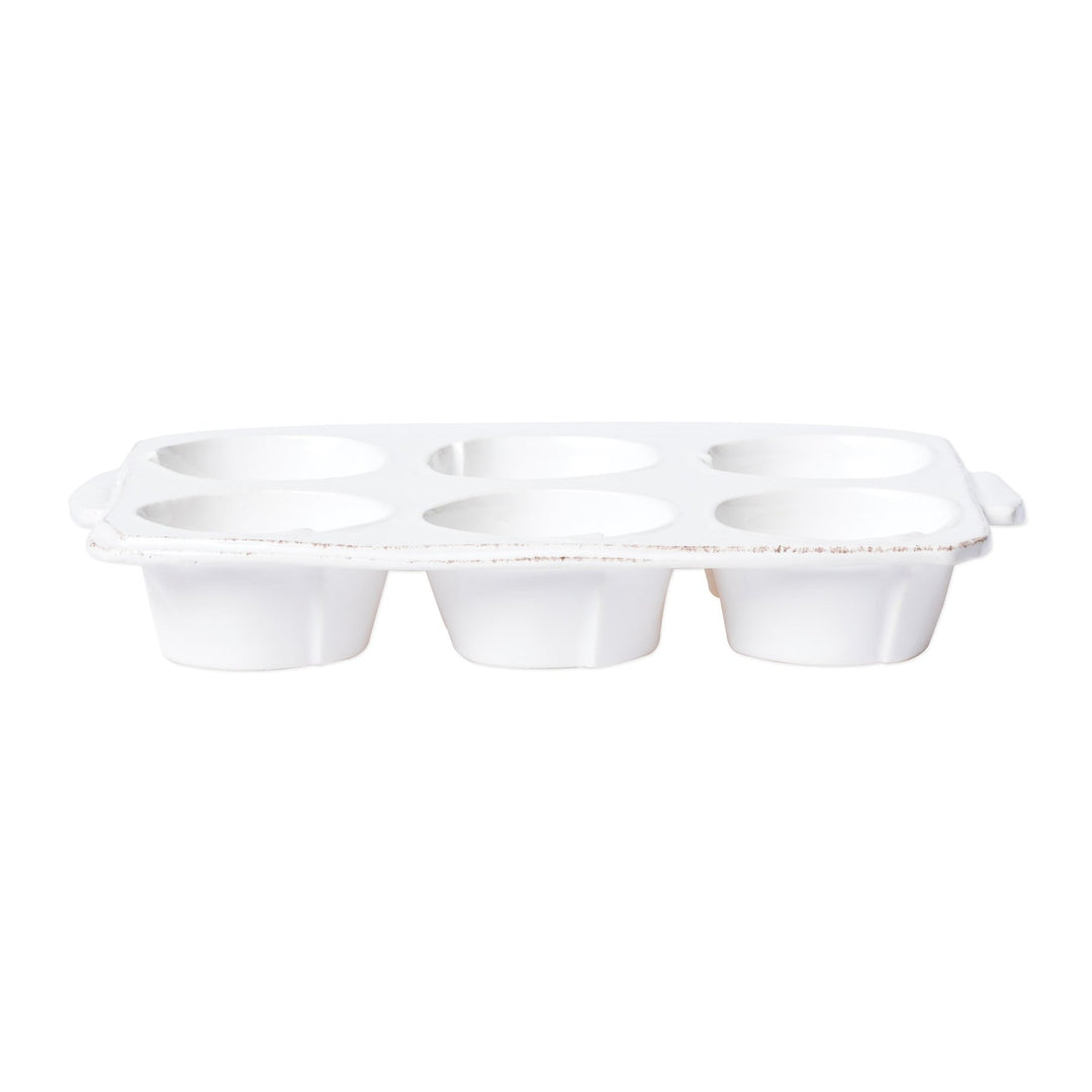White Lastra Muffin Tin