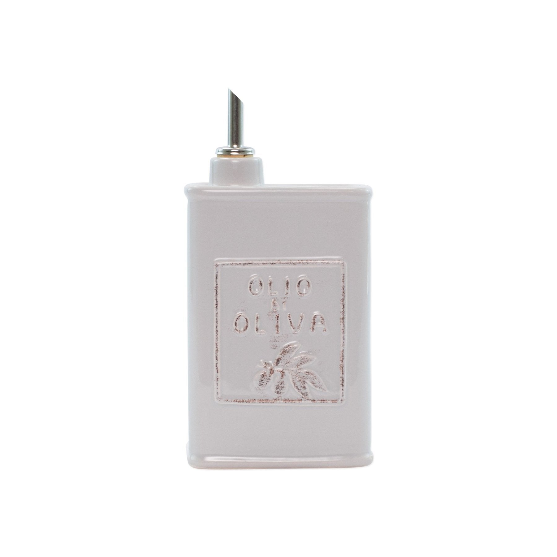 Lastra Light Grey Olive Oil Can