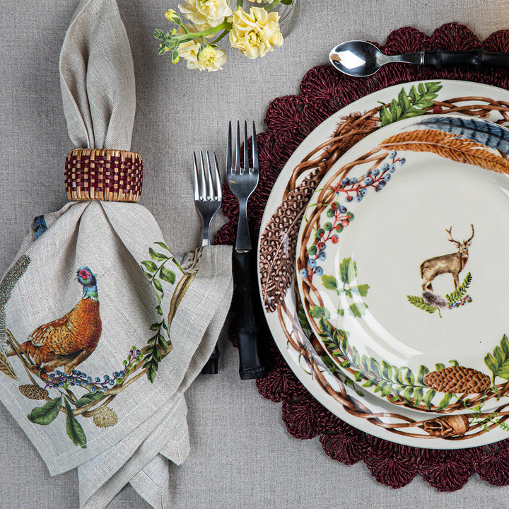 Forest Walk Napkin with Animals - Multi