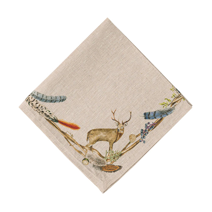 Forest Walk Napkin with Animals - Multi