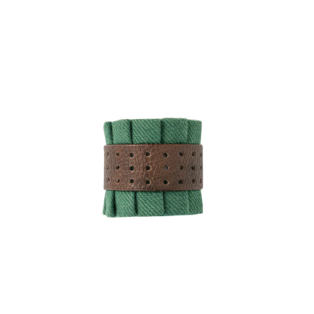 Green Ruffle Napkin Ring
