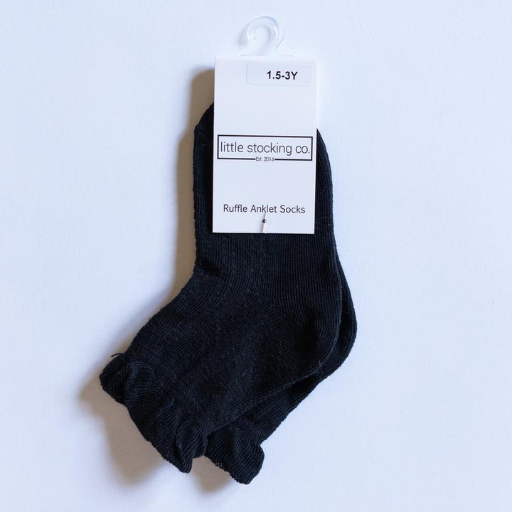 Black Anklet Socks