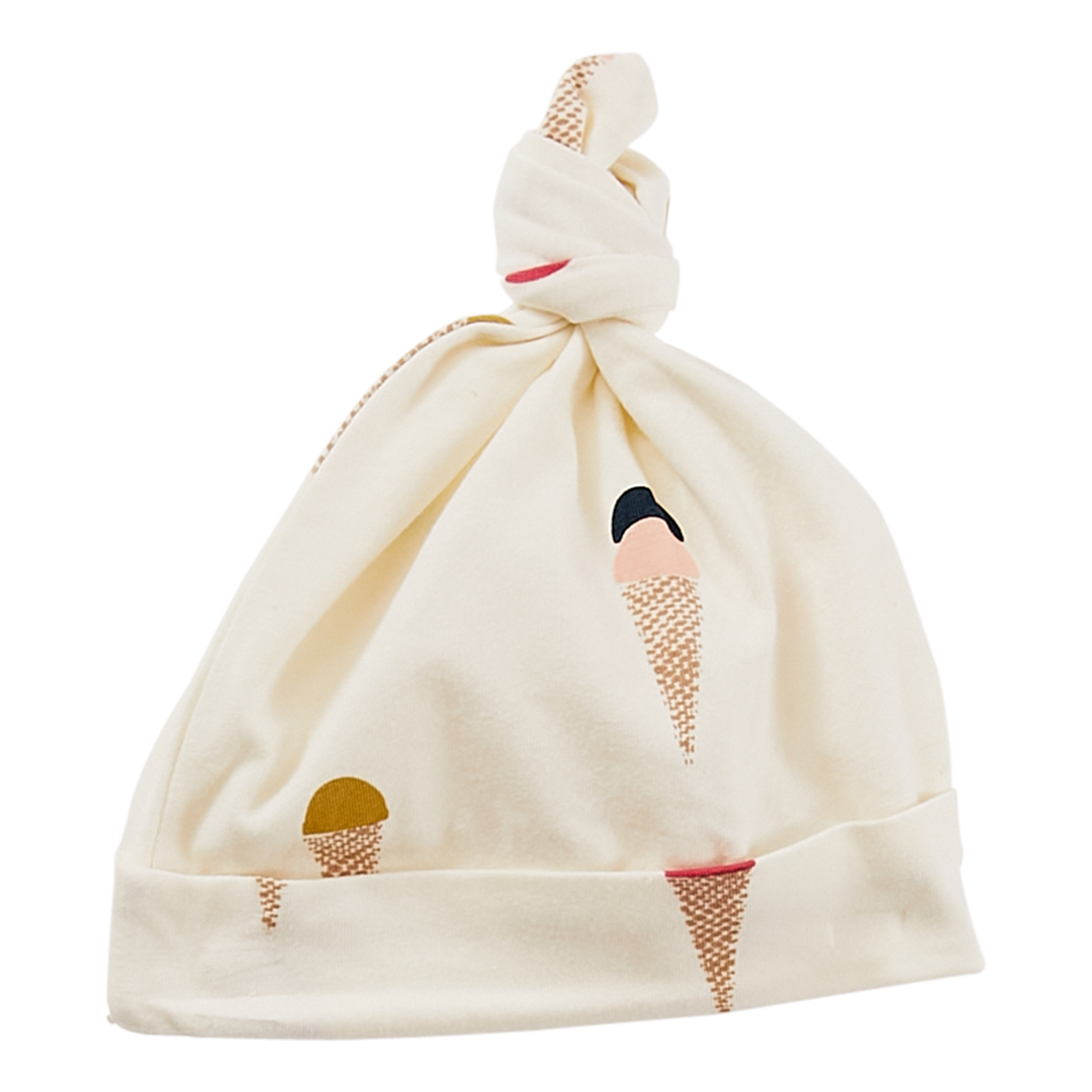 Multi Ice Cream Organic Newborn Hat