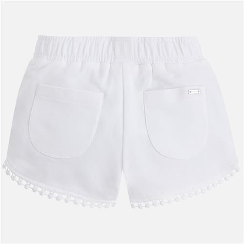 White Tassel Knit Shorts