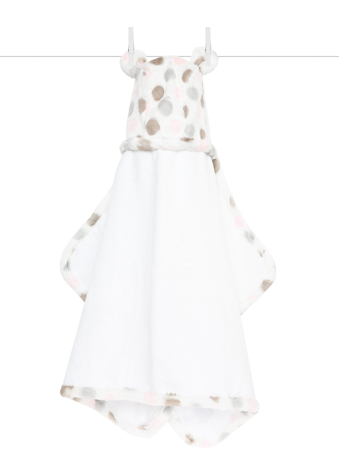 Little Giraffe Pink Luxe Dot Towel - kkgivingtree - K&K's Giving Tree