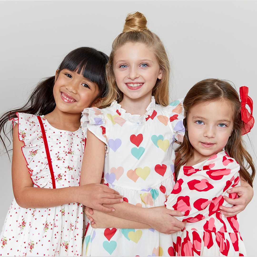 Pink & Red Leopard Evelyn Dress